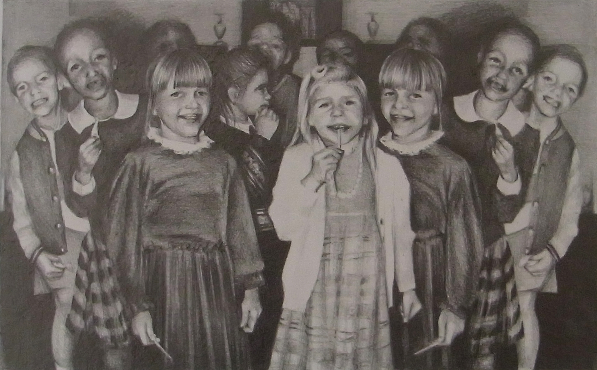 susannah douglas Party, 12cm x 18cm, 2013