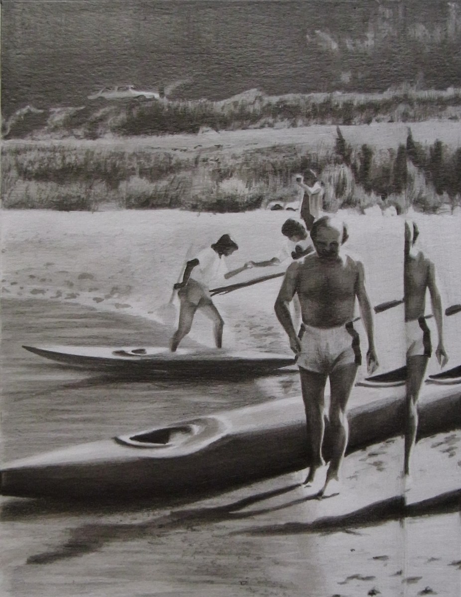 susannah douglas, Vacation (refrain 2), pencil and ink on paper, 12cmx 15cm, 2014